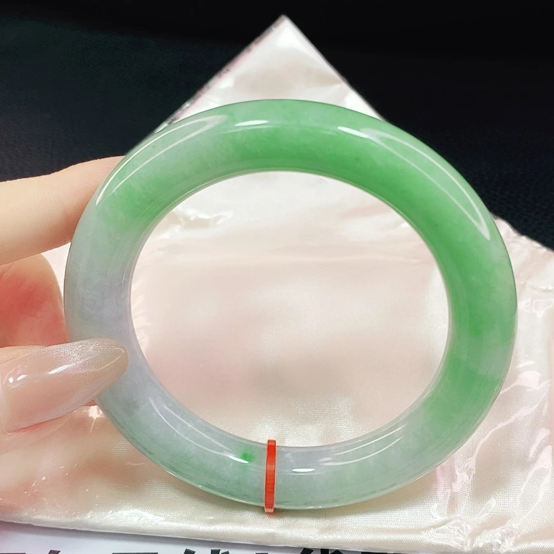 未镶嵌手镯翡翠58.8圆镯