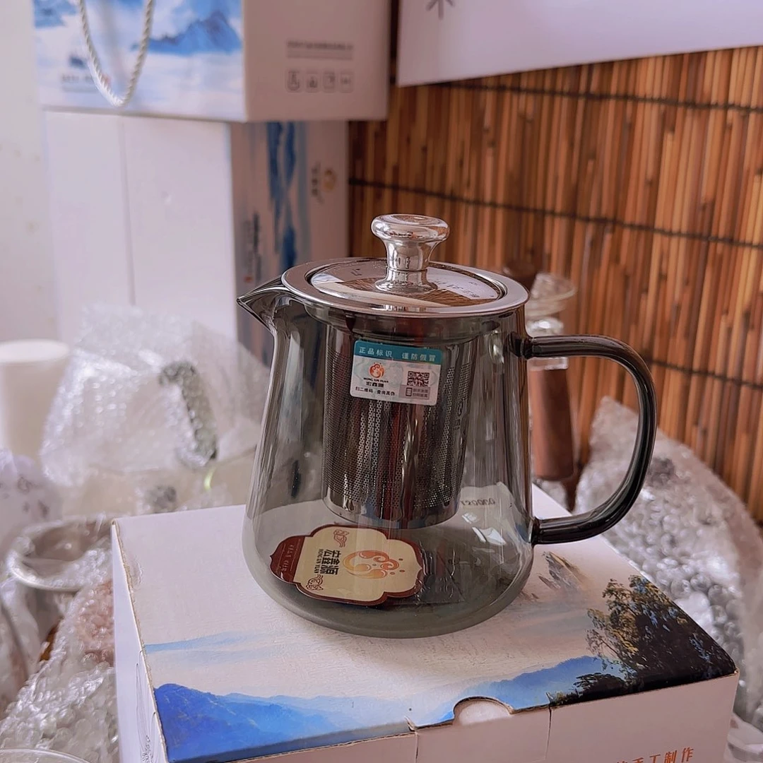 高硼硅玻璃茶水分离款G450全黑钢