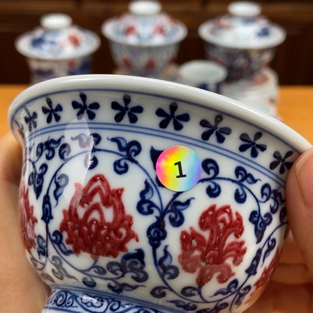 手绘现代茶具非古董