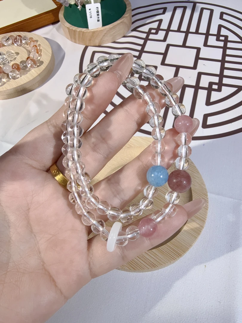 C12号：白水多圈手串