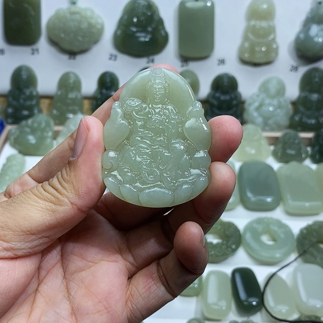 和田玉颈饰未镶嵌手****8