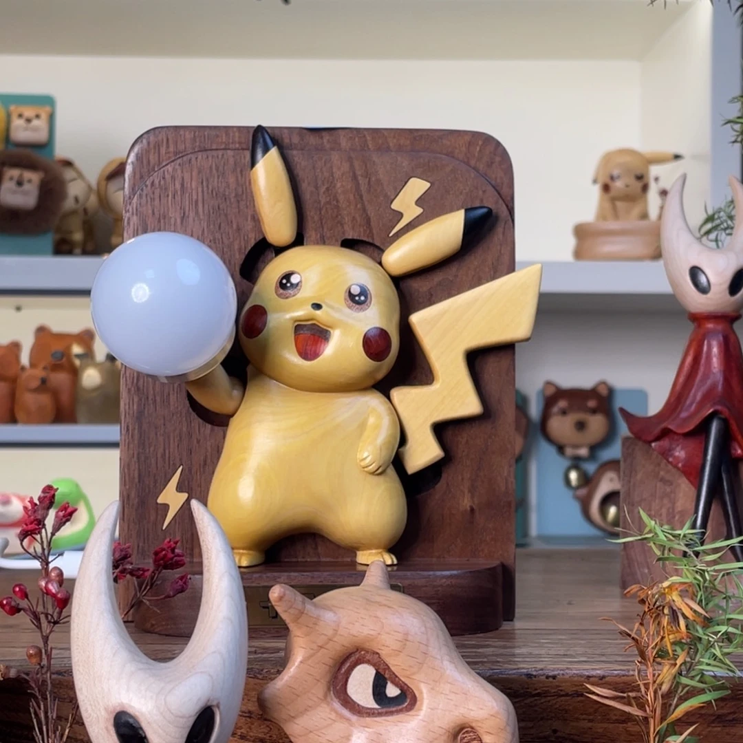 木十万伏特皮卡丘小夜灯