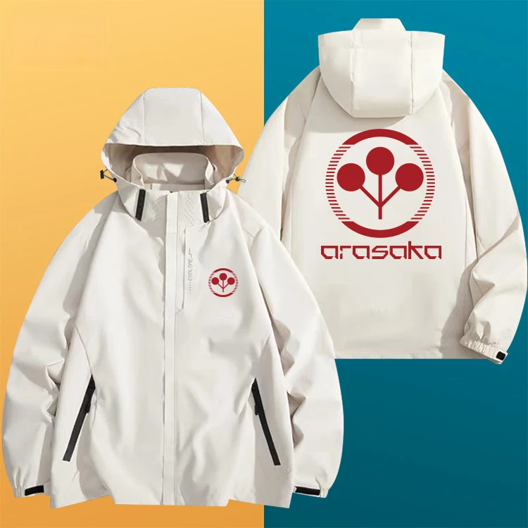 公司狗荒坂标志秋冬季可拆卸内胆三合一冲锋衣男士情侣款夹克外套