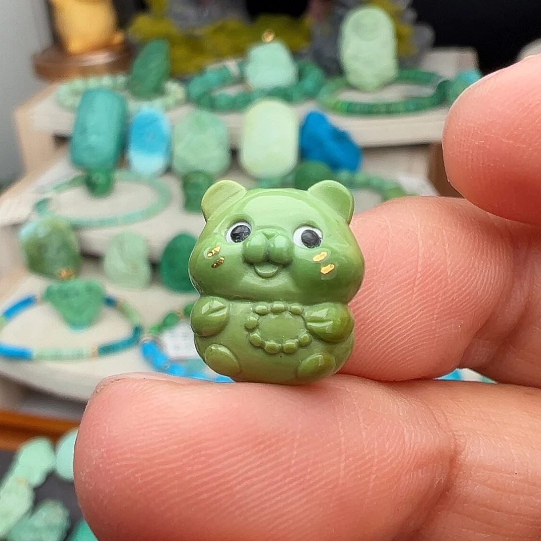 绿松石未镶嵌主播万珍