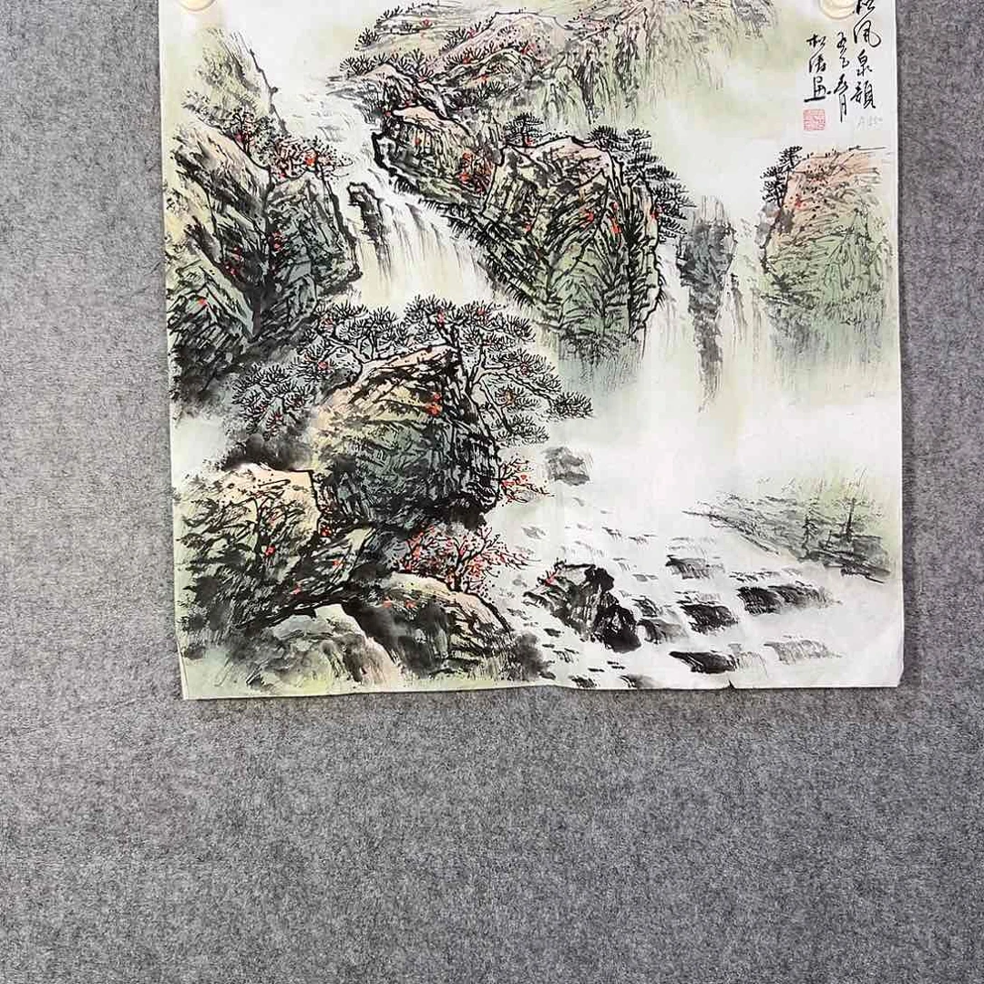 国画363 花鸟在此处飞翔也不太