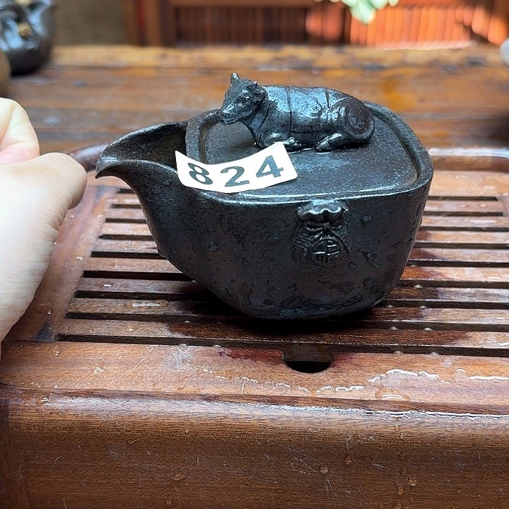 纯手工制作粗陶茶具