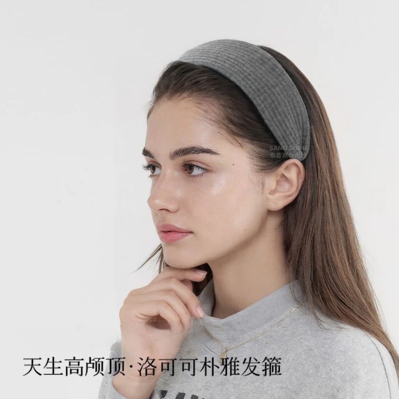 小众设计师 洛可可朴雅发箍3.0秋冬贴合版高颅顶商品图