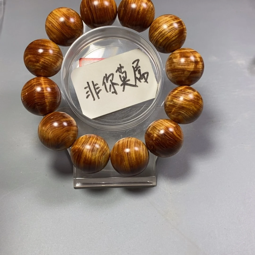柏木手串/手链魏*南太行陈化崖柏手串黑金闪2.0