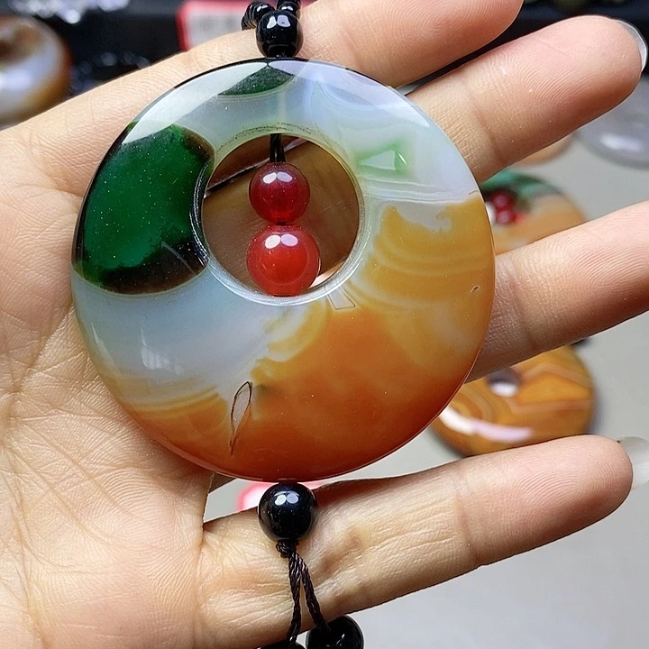 玛瑙/玉髓颈饰未镶嵌彼**伤