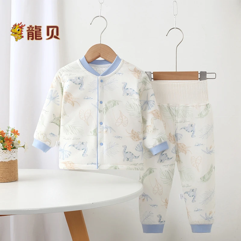 龍贝60克重薄棉温变穿20度上下新款秋款薄棉女宝时尚宝宝薄款韩版