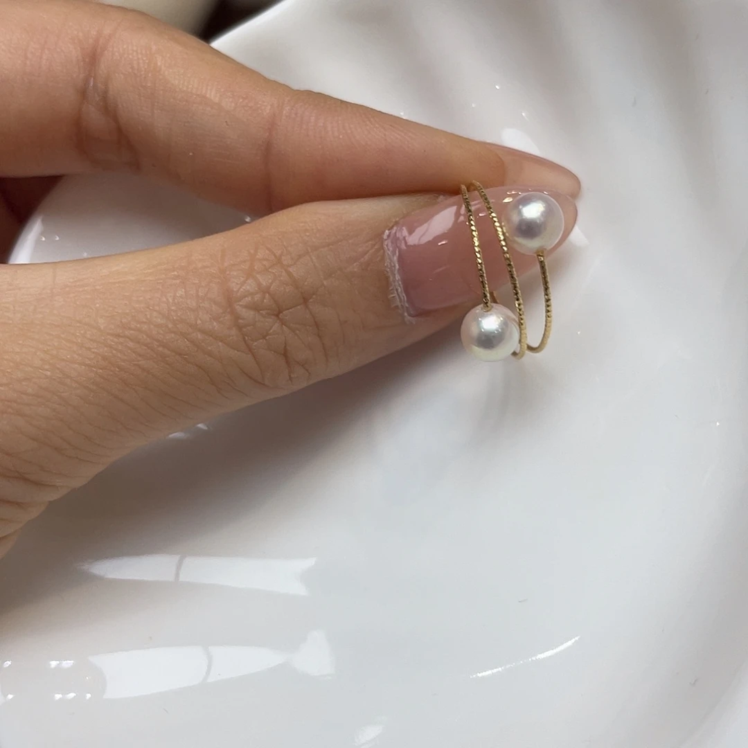 海水珍珠18K金镶嵌戒指