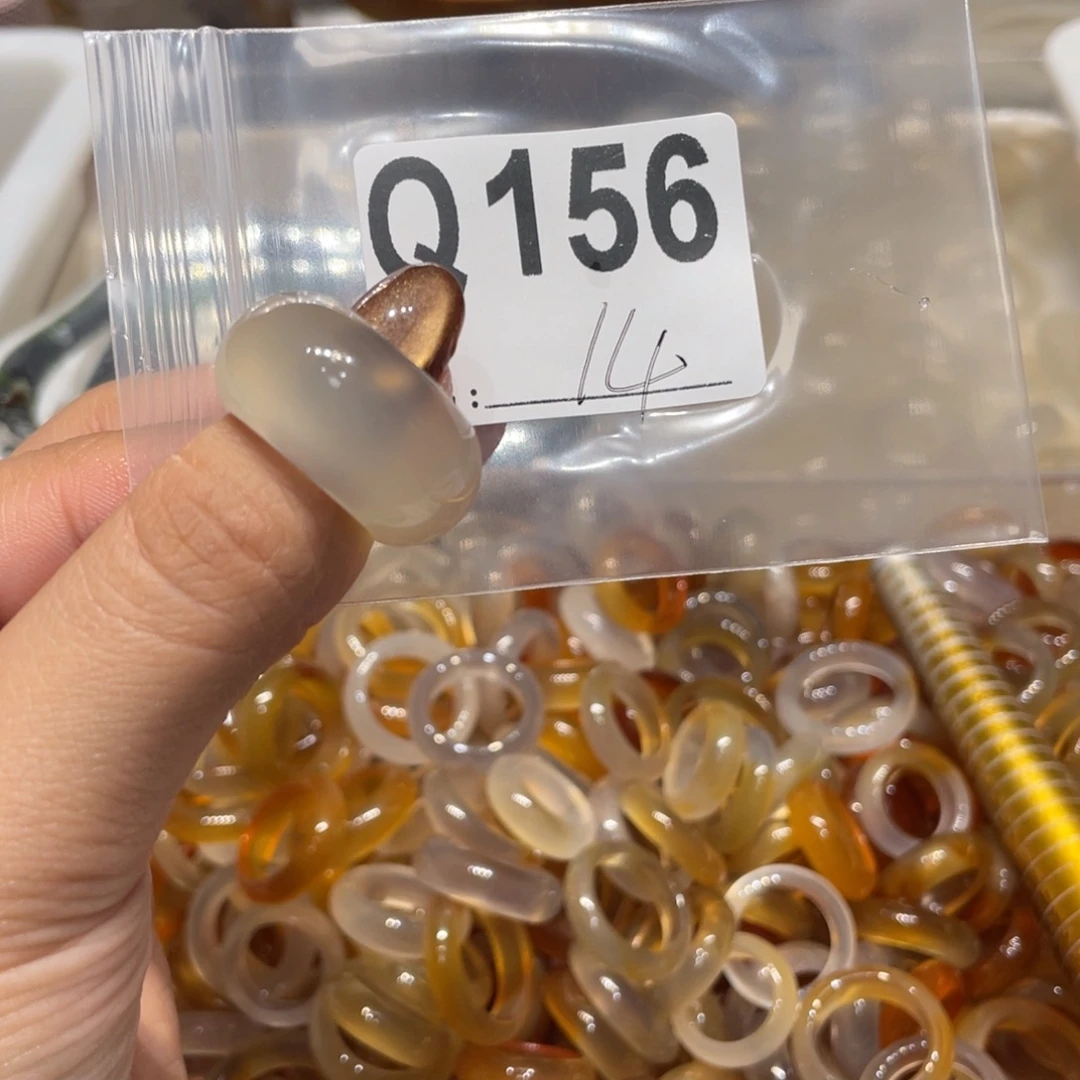 玛瑙/玉髓未镶嵌戒指156