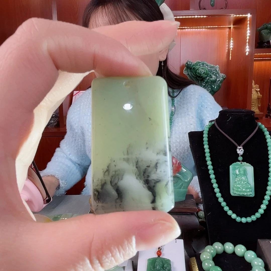 密玉（石英质玉）吊坠未镶嵌