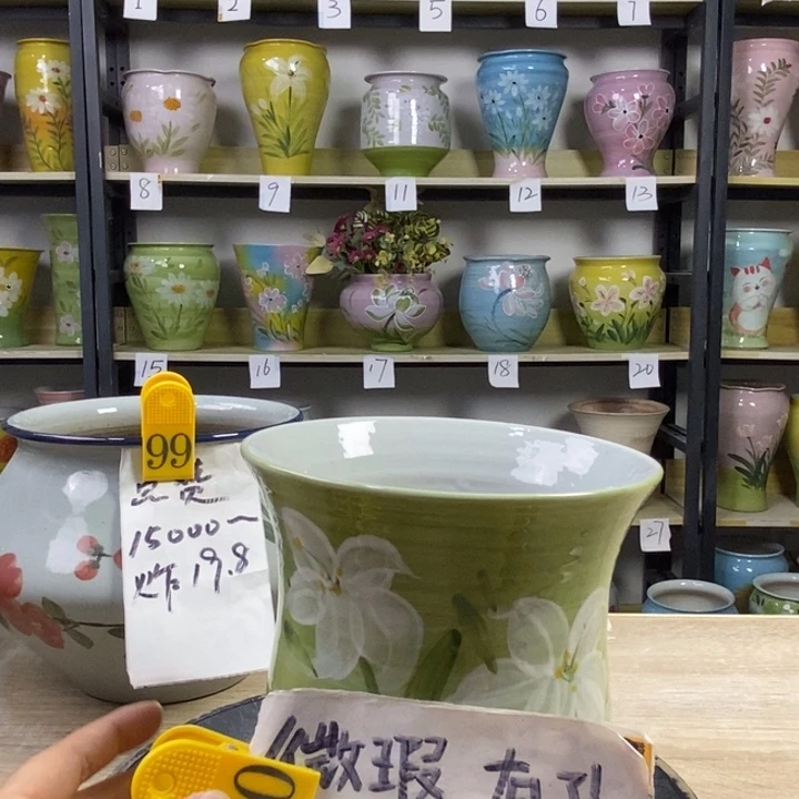 景德镇高温陶瓷花盆