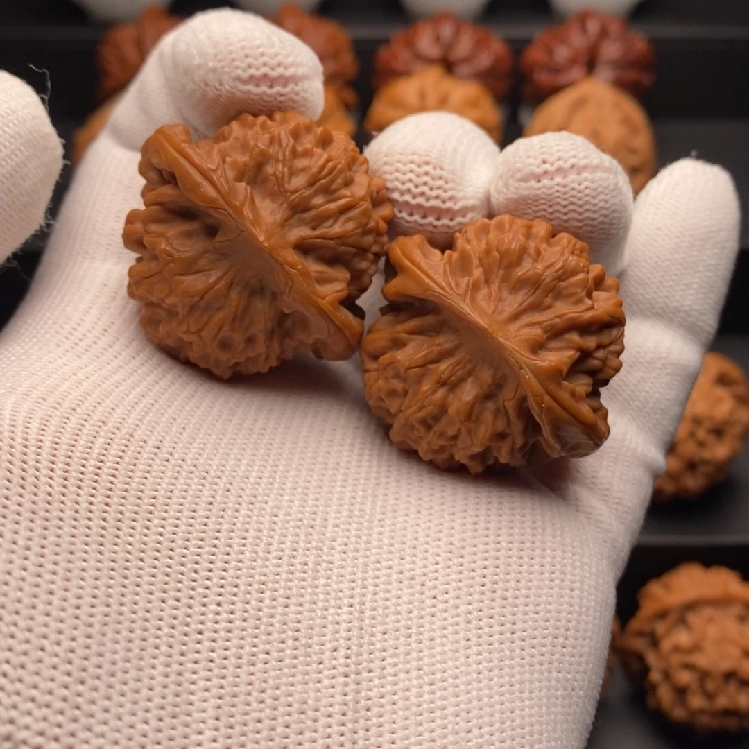 文玩核桃把件37尺秦闷