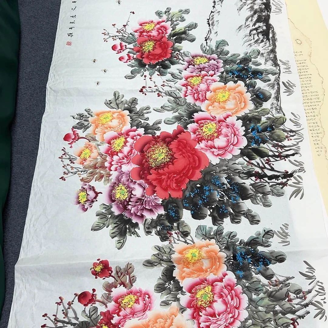 国画宣纸国画纯手绘作品