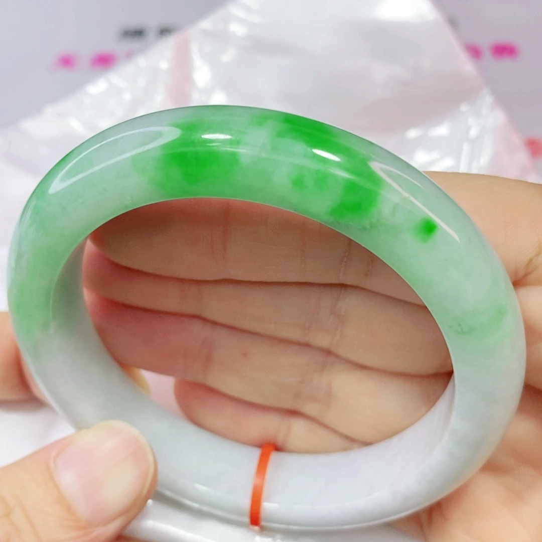 未镶嵌手镯翡翠58.6圈口正圈