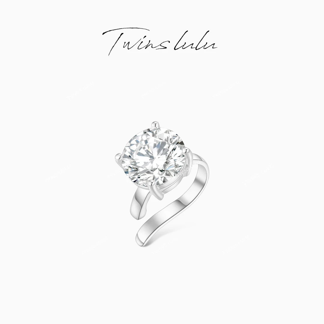 TWINS LULU 镀K金 轻奢小众时尚气质精致圆形耳骨夹TSL3075