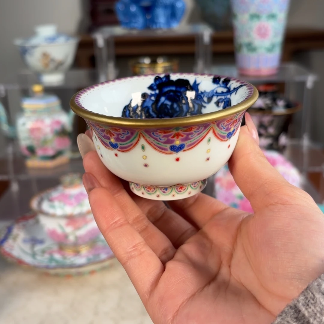 纯手工手绘 高端茶器