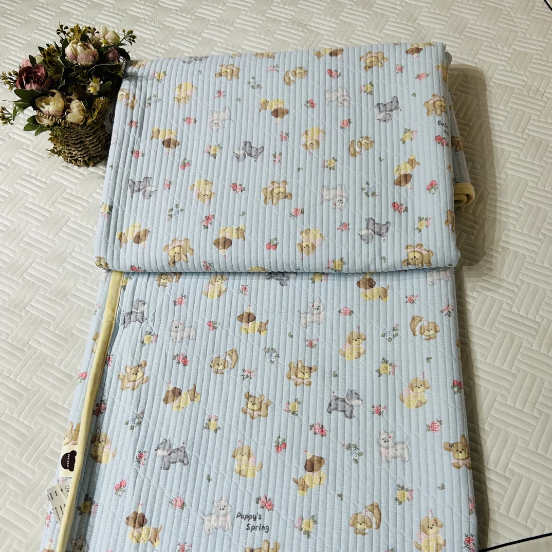 单人四季可用床盖纯棉+宝宝绒90×200～G853微瑕