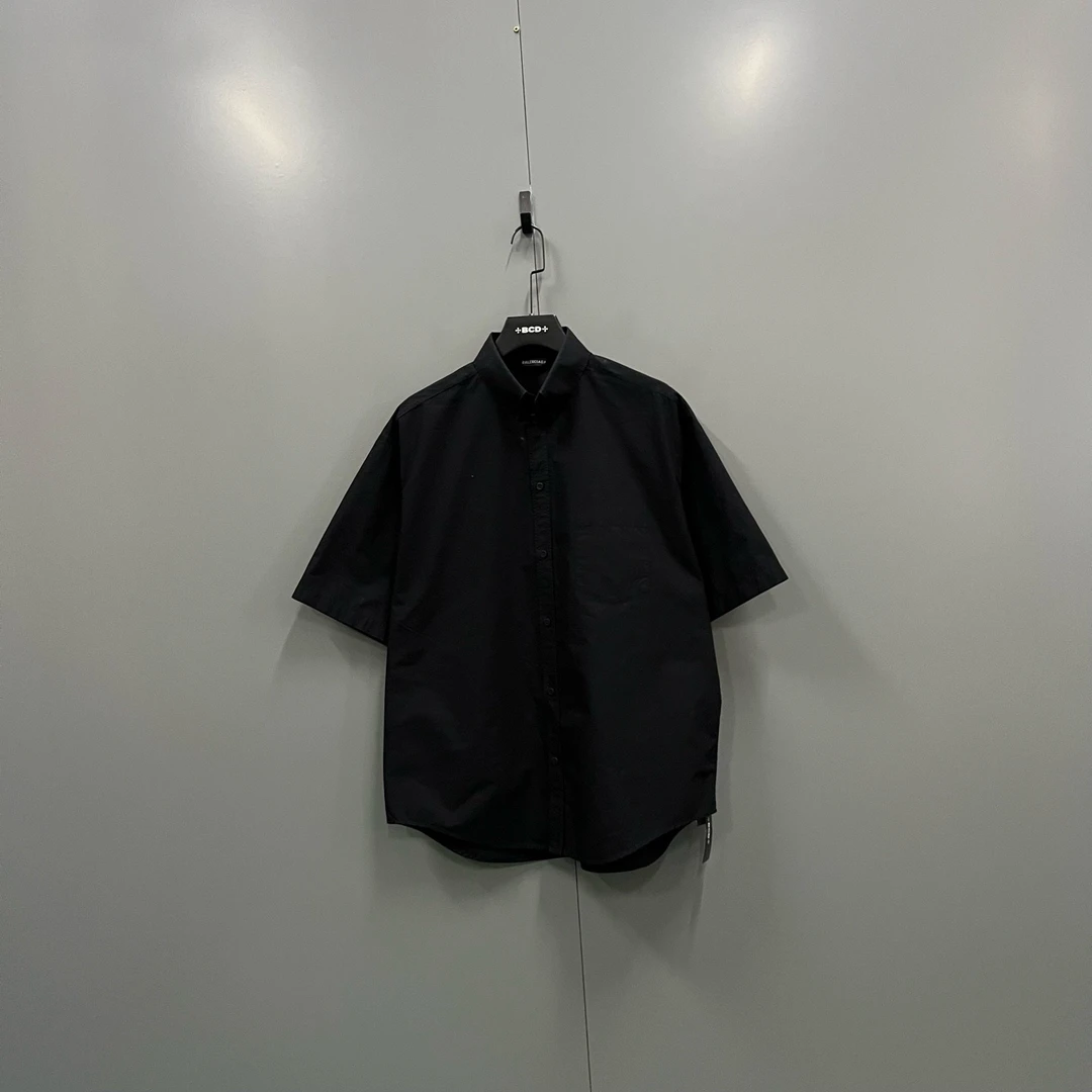 99新 Balenciaga/巴黎世家 c805 背后胶带衬衫 37码/98新017723