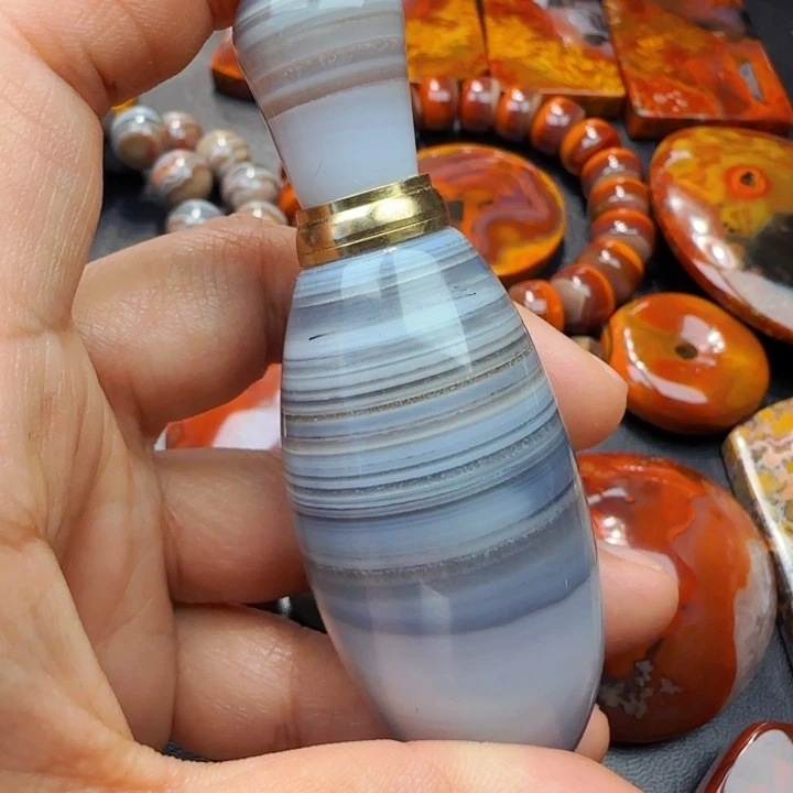 玛瑙/玉髓战国红玛瑙未镶嵌