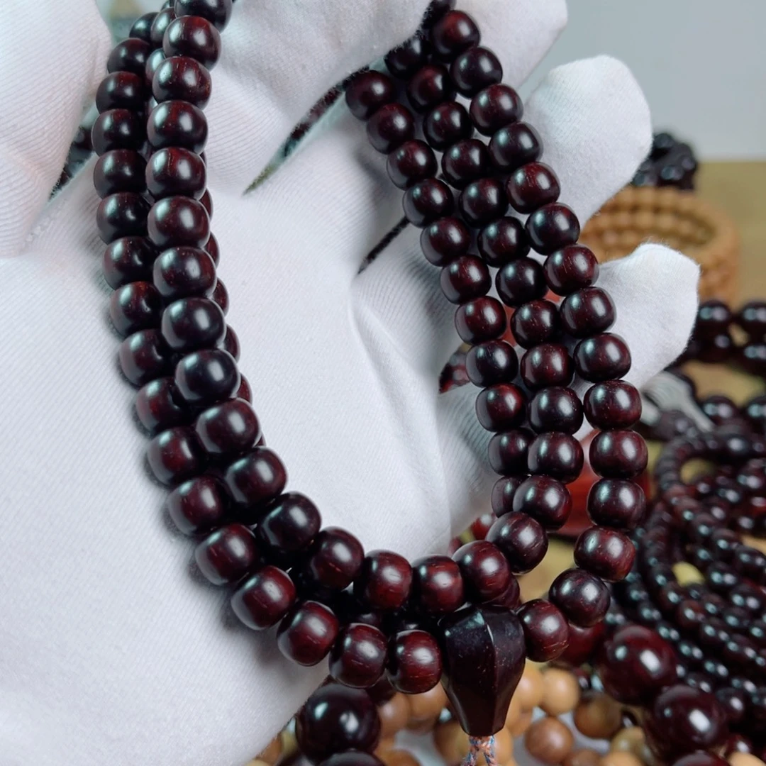 小叶紫檀手串/手链8/9老型高油密金星