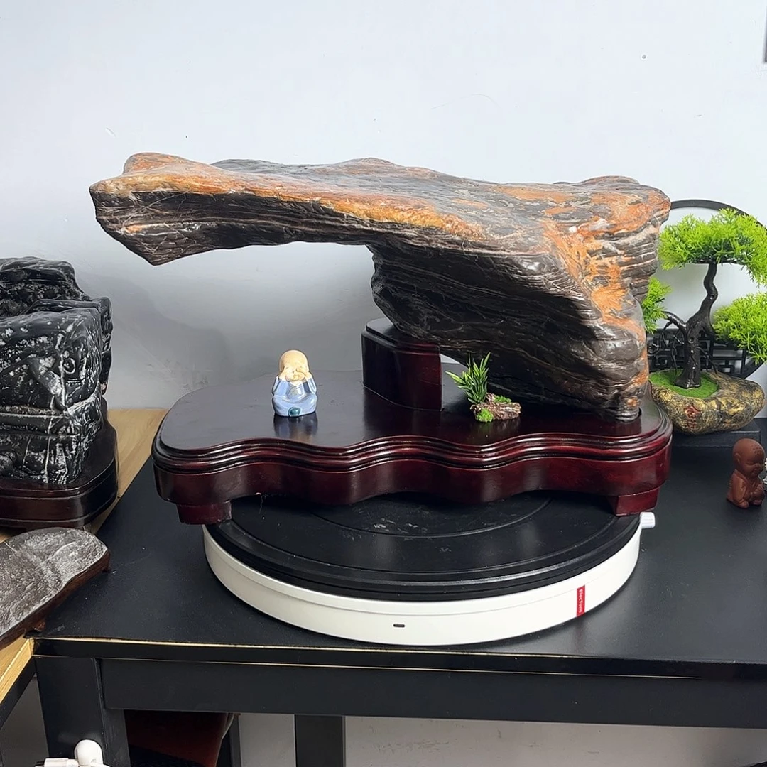 大***西有机玻璃灵璧奇石家居装饰摆件