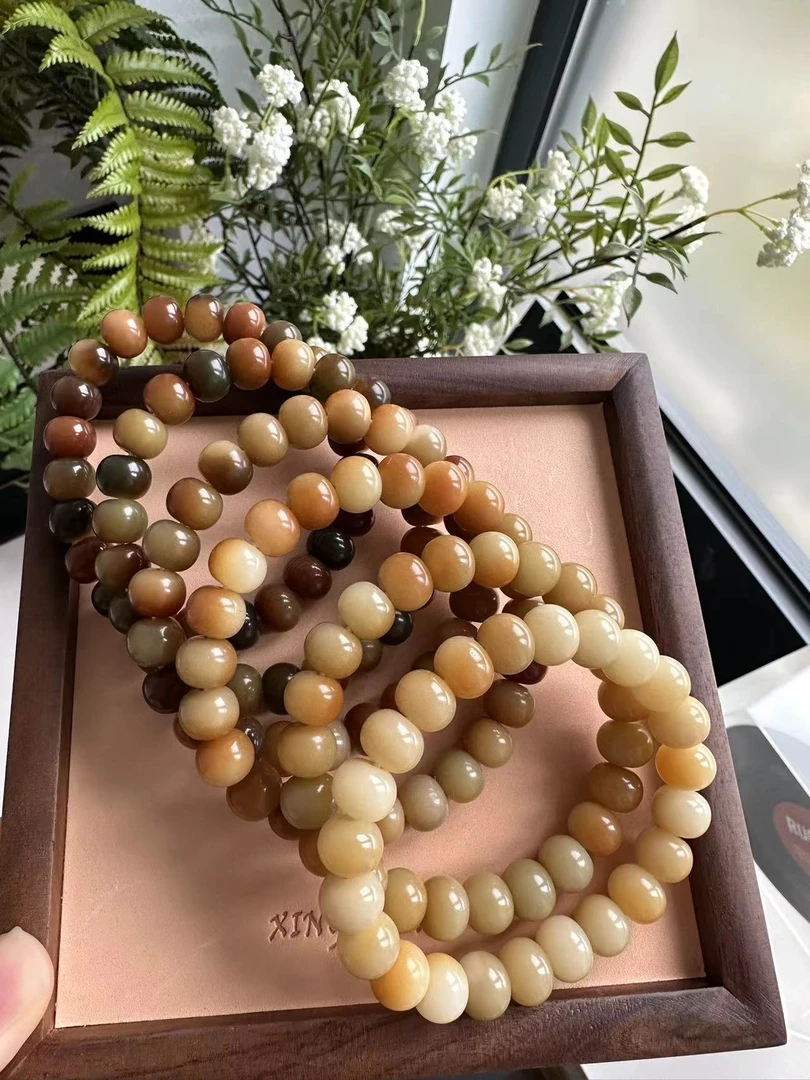 多宝苹果珠10mm菩提根（颜色深浅随机发货）