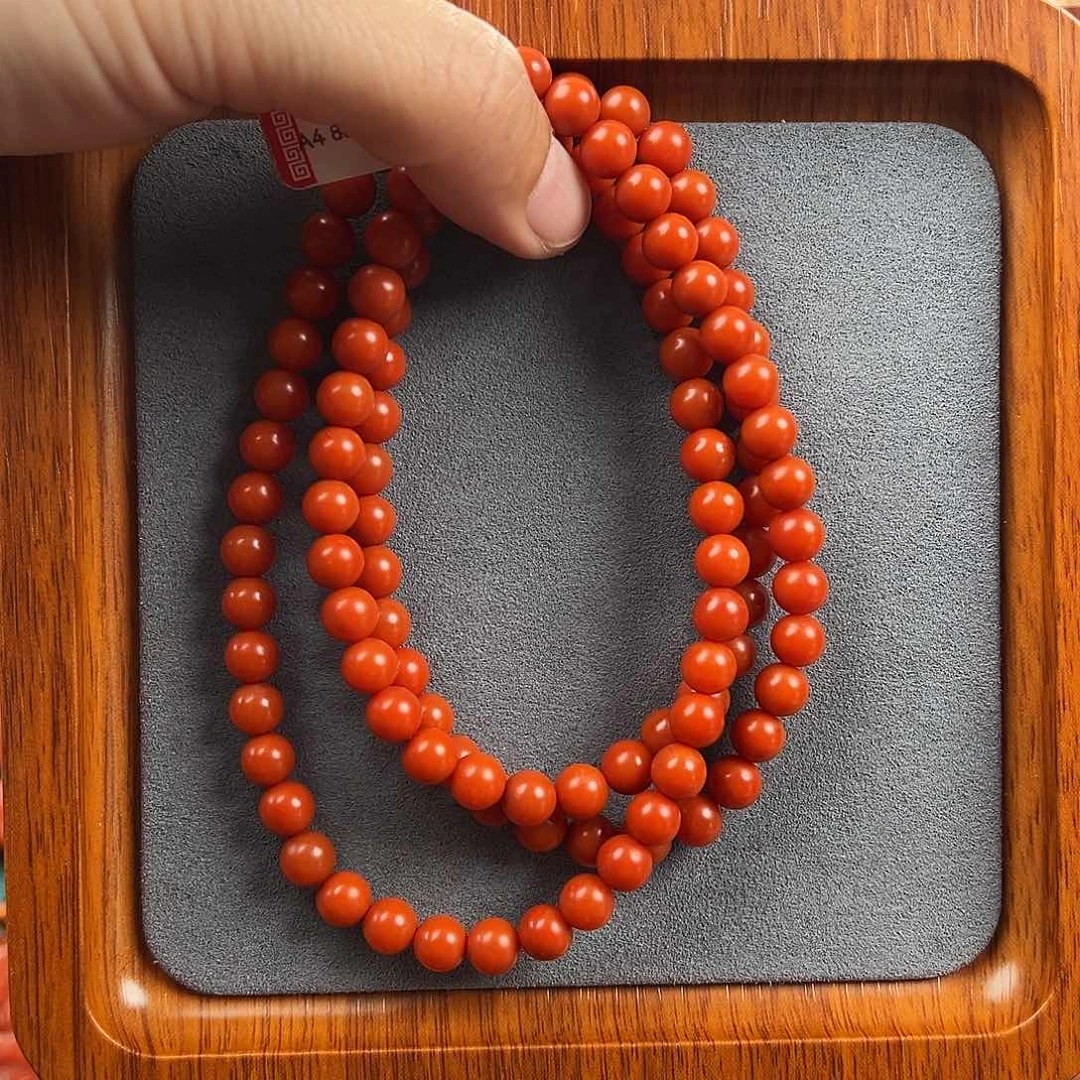 南红玛瑙南红多圈未镶嵌