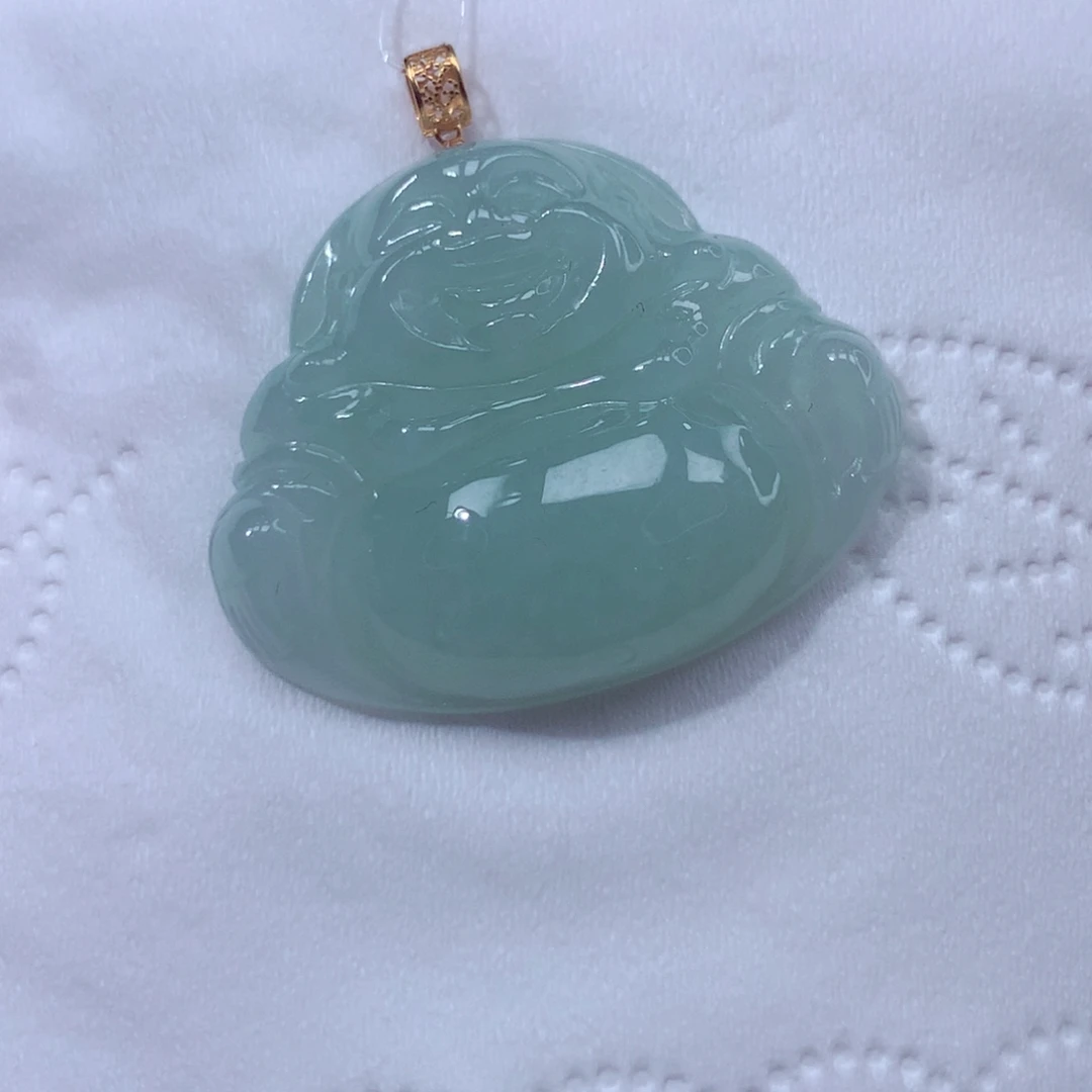 18K金镶嵌定制翡翠翡翠