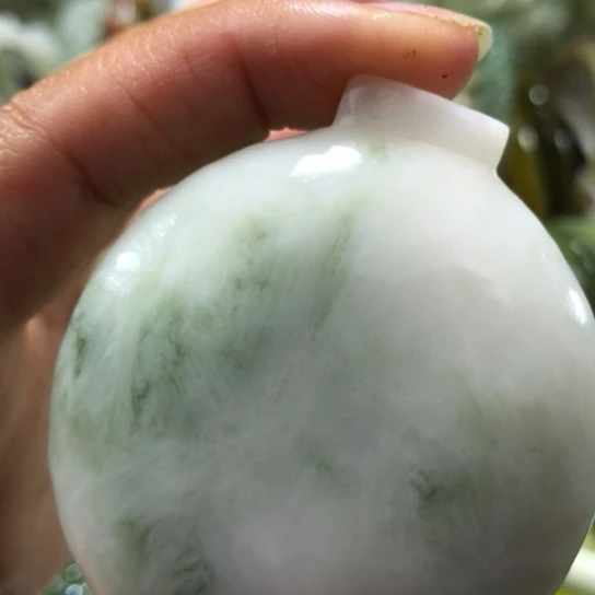 岫玉未镶嵌手把手把