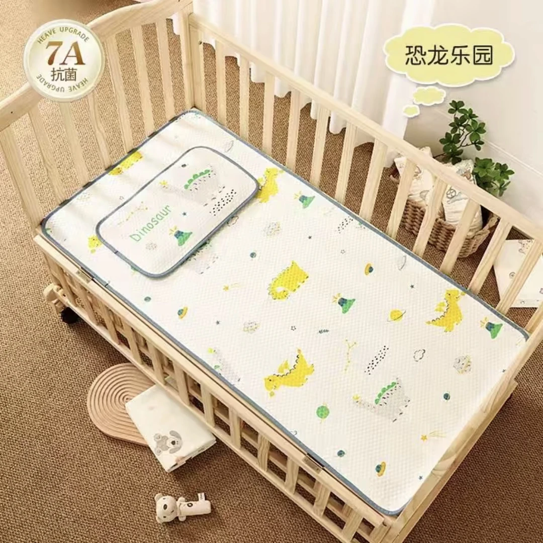 凉豆豆凉席A类夏季婴童凉席荞麦皮枕