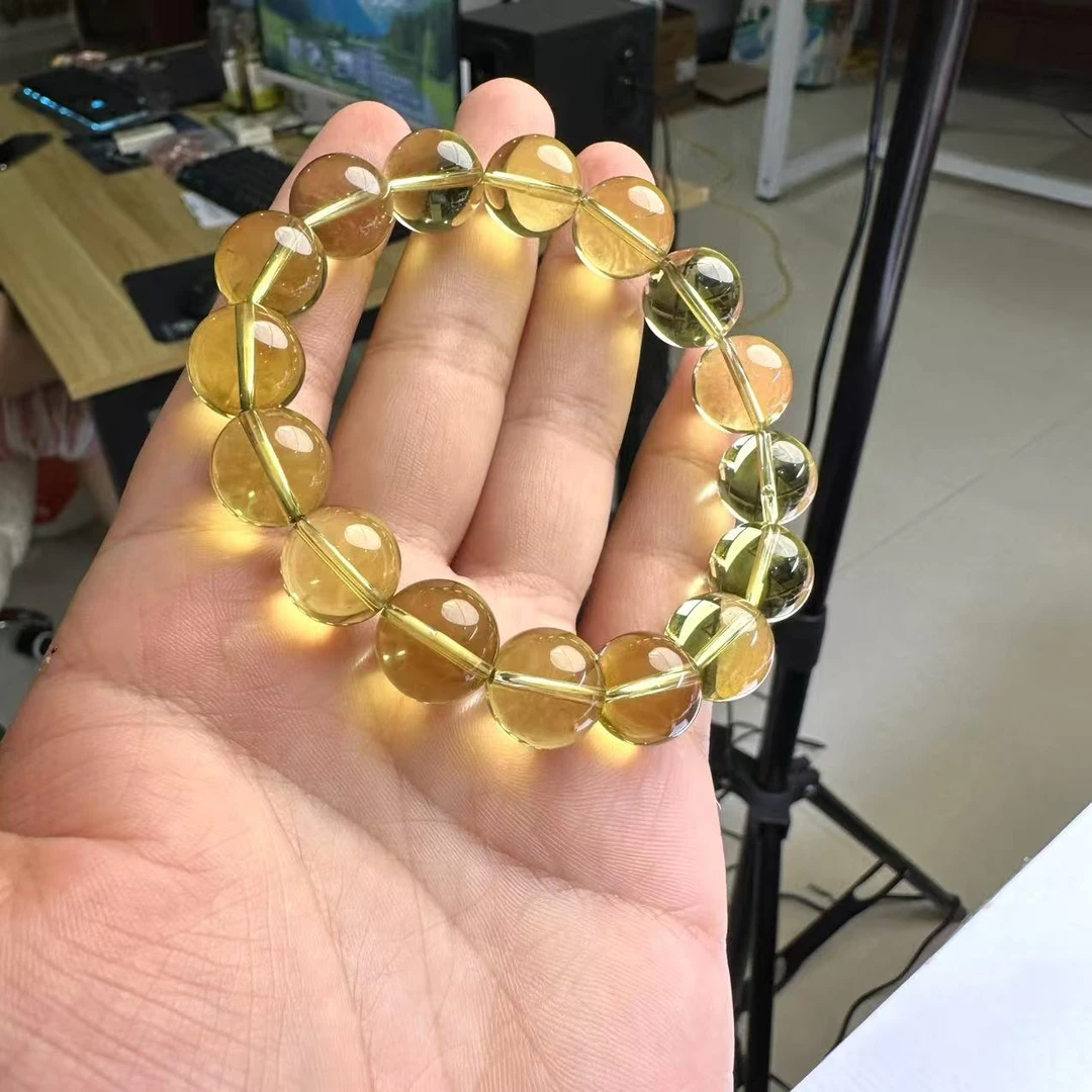 魔晶宙斯竹叶青手串（多样性发一） 天然杂裂矿点，完美主义慎拍