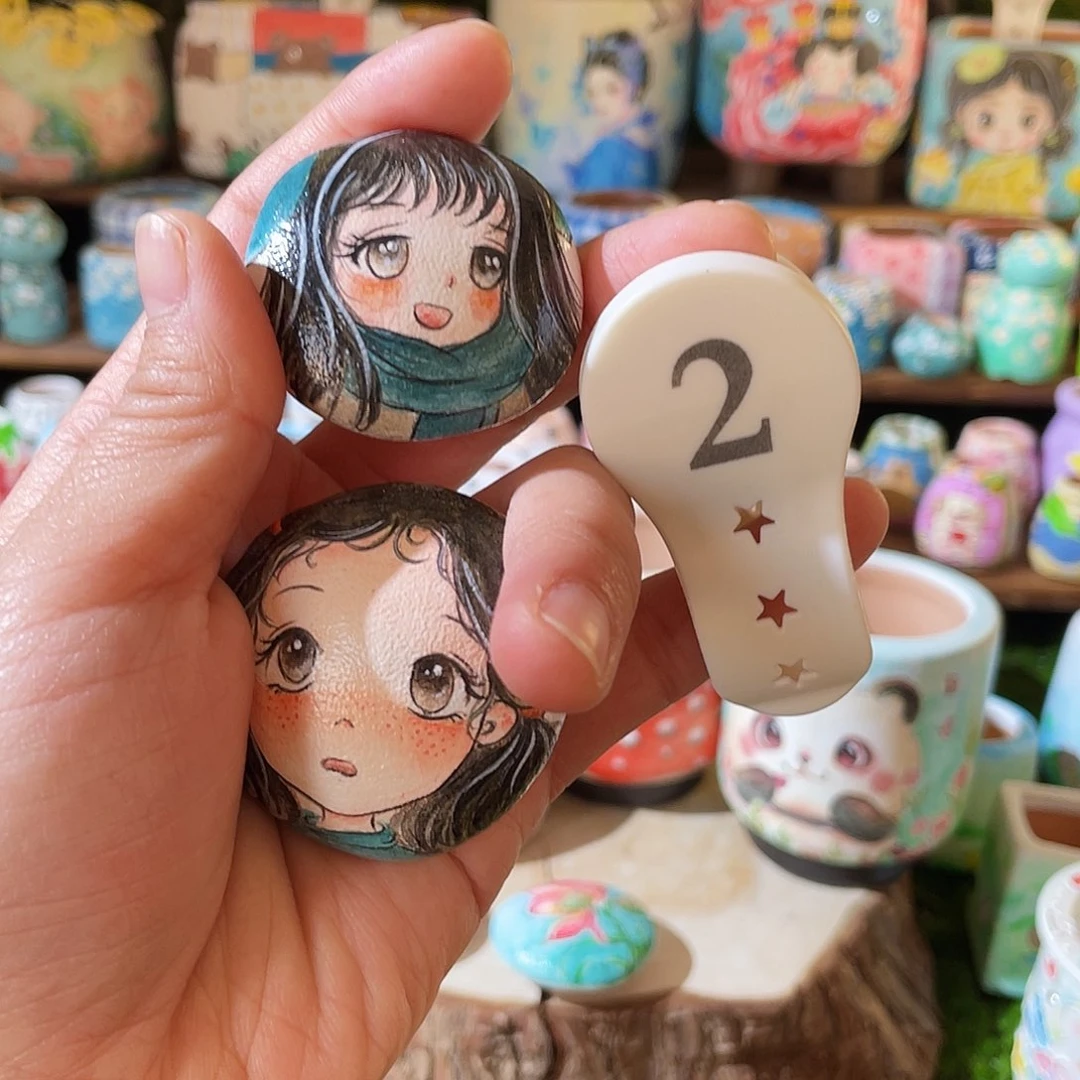 红陶悠*2…..手工手绘