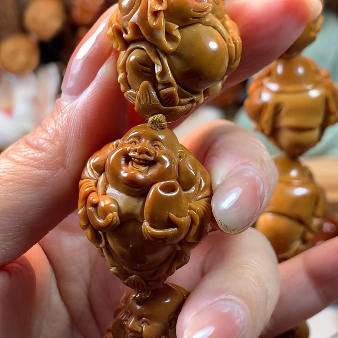 手串/手链橄榄核浮*橄榄核八宝弥勒