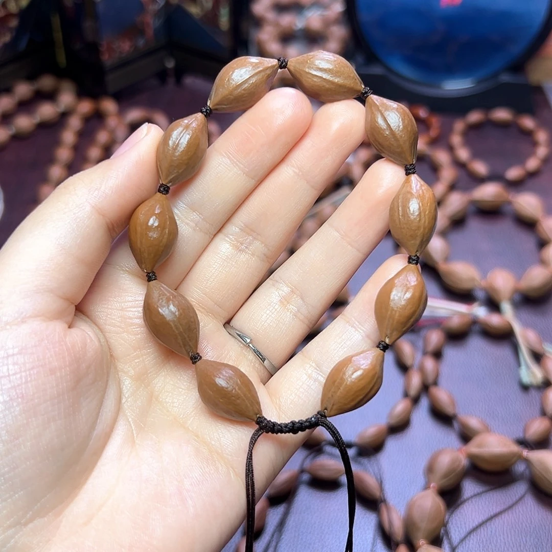 橄榄核手串/手链油 红皮 1.2 2.1左右