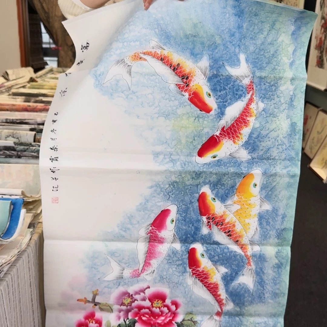 纯手绘国画作品好看