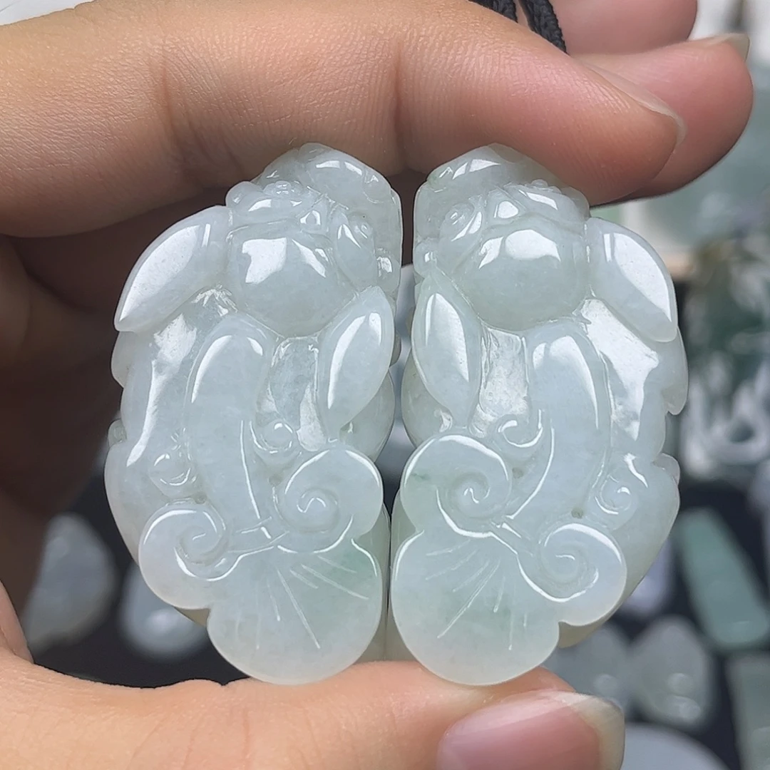 颈饰未镶嵌翡翠缅甸翡翠
