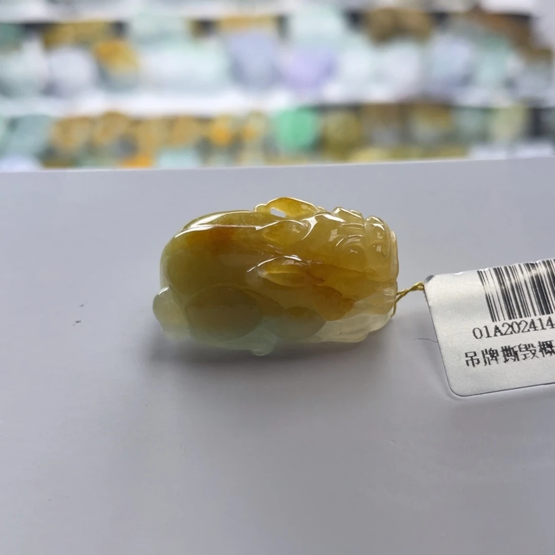 翡翠未镶嵌颈饰貔貅