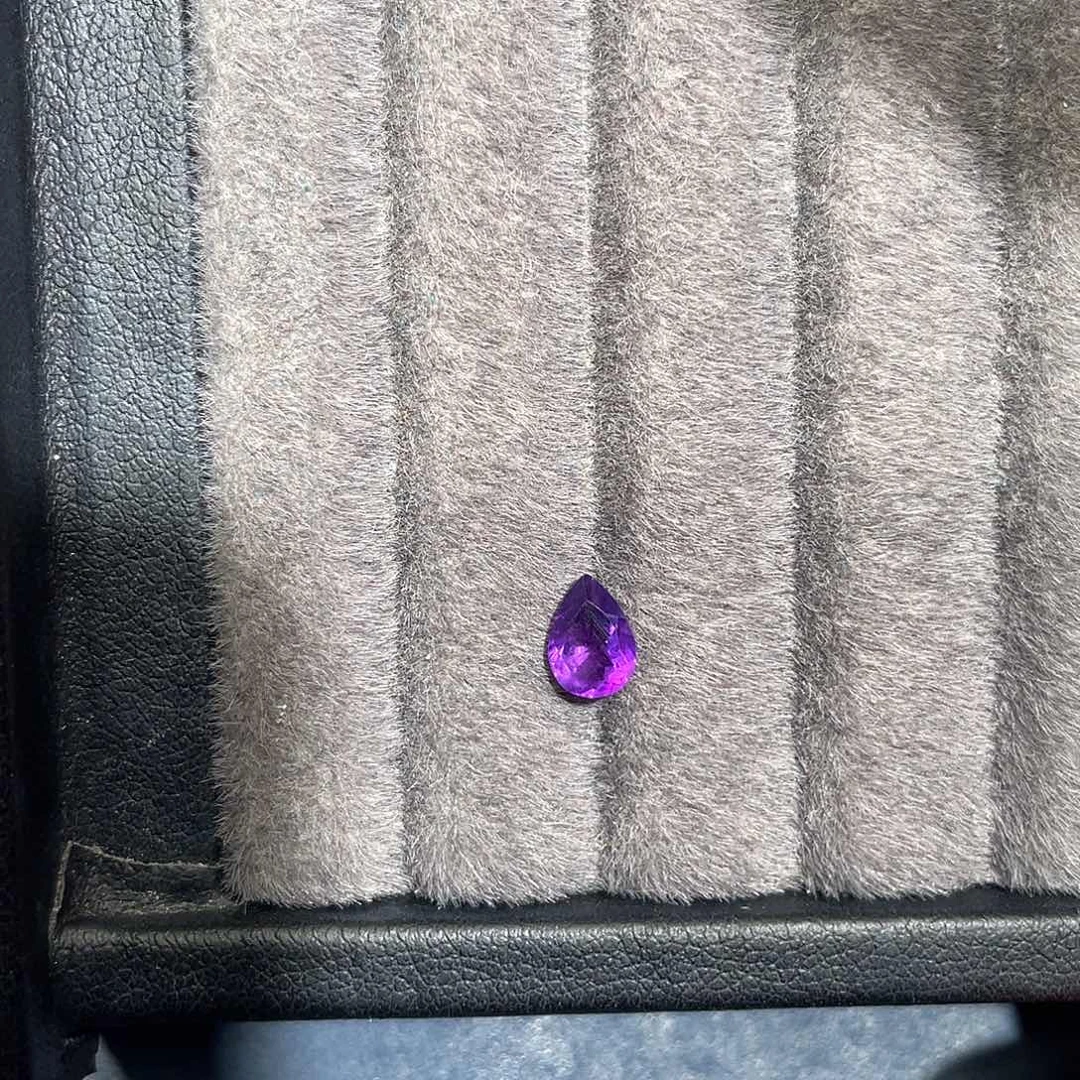 紫晶未镶嵌珠宝半成品5x7