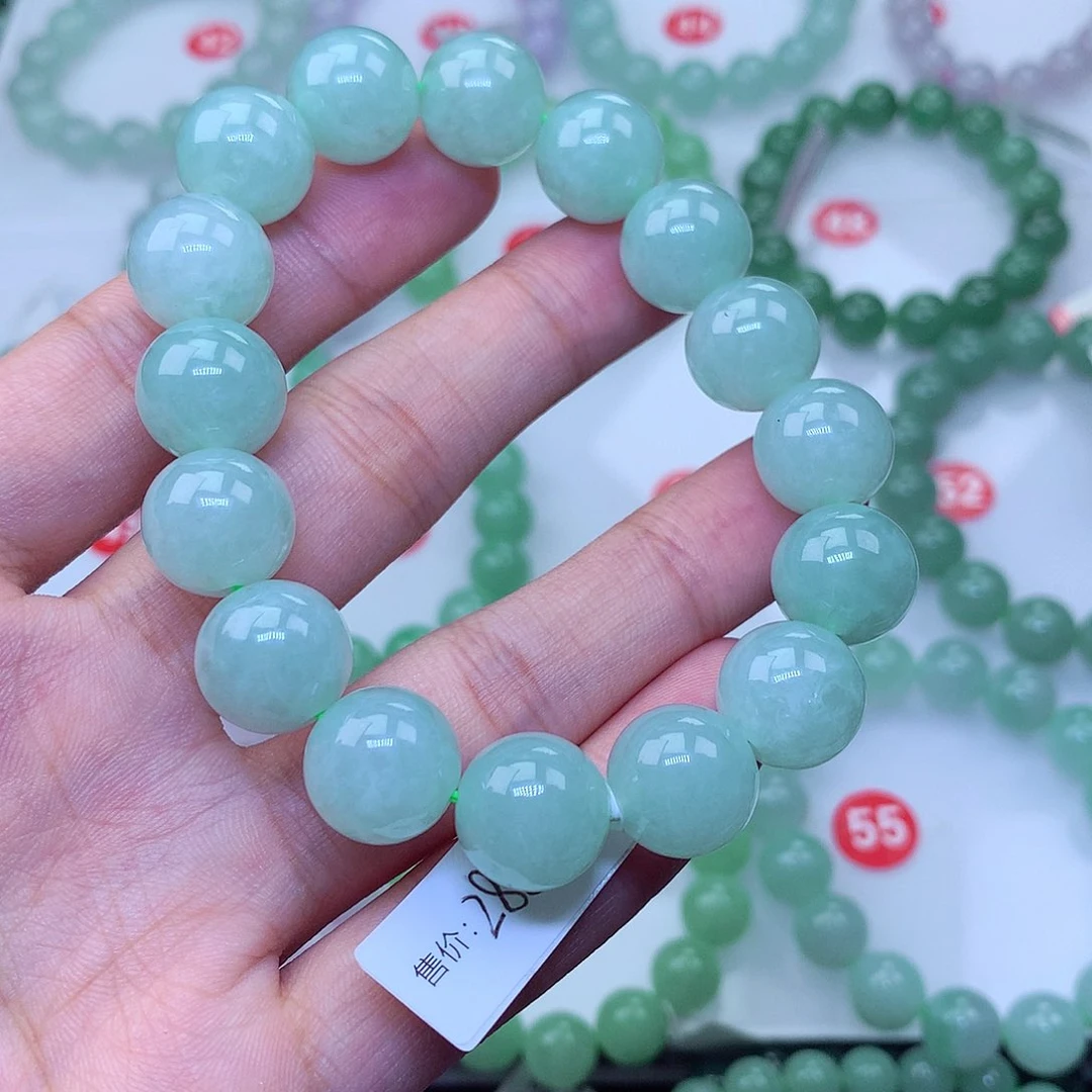 翡翠未镶嵌毛衣链