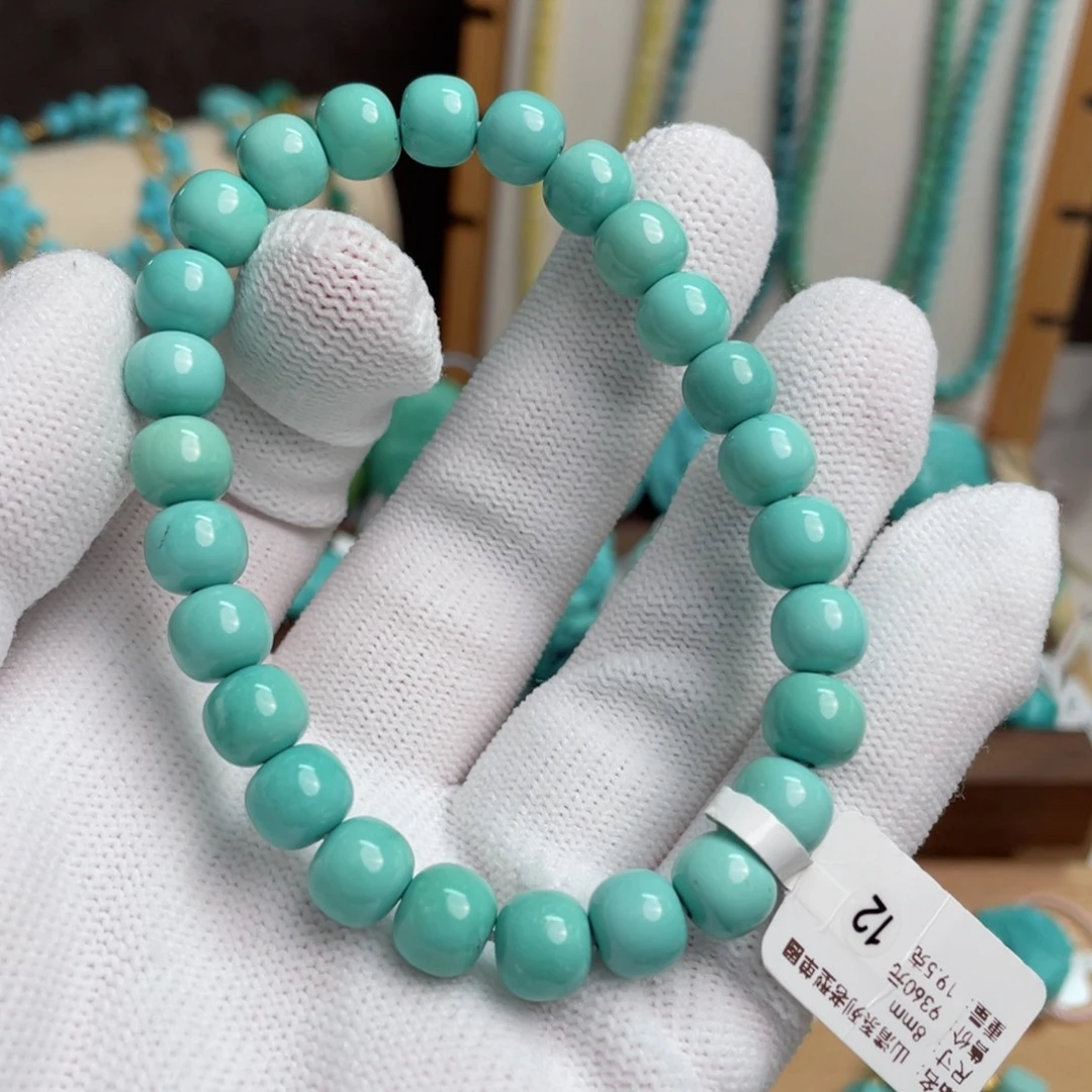 未镶嵌绿松石高瓷绿精品大单圈卡8