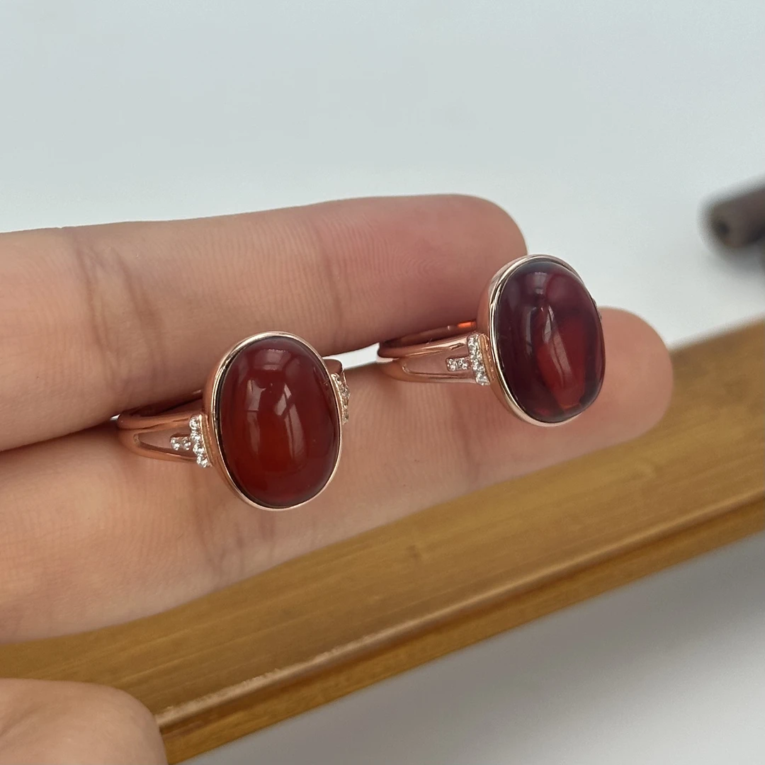 ZZ6 琥珀（血珀）戒指（多样性发其一）