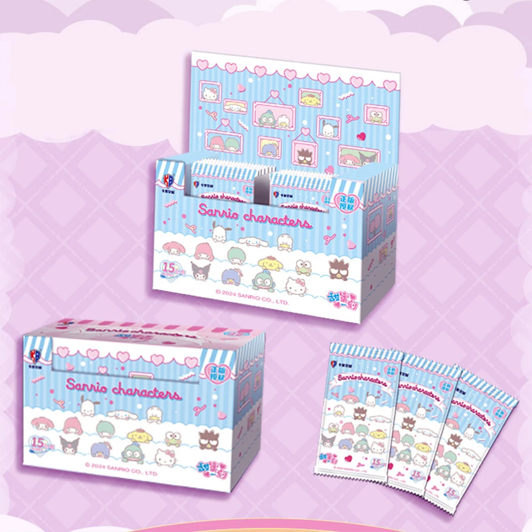 【鸥·非酋】三丽鸥水晶卡一弹甜蜜卡宝文创正版授权卡牌盲盒现拆