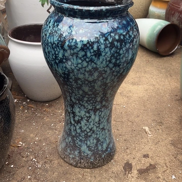 红陶微瑕蓝口径 15高度38