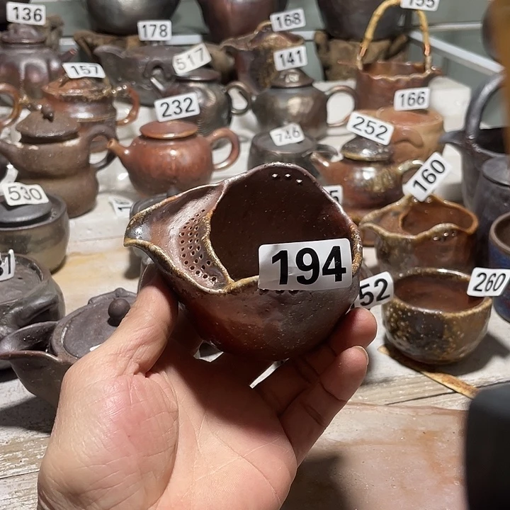 纯手工柴烧茶具精品
