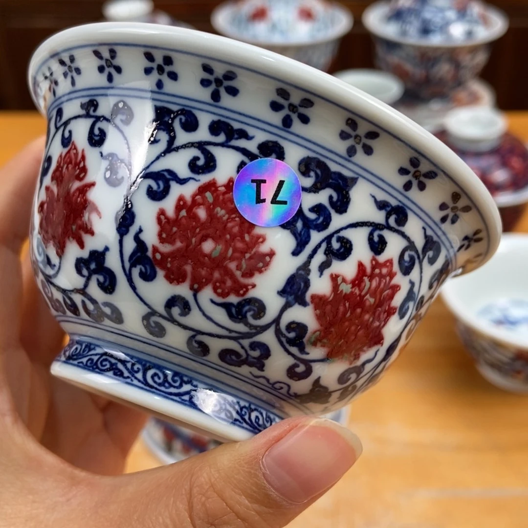 手绘现代茶具非古董