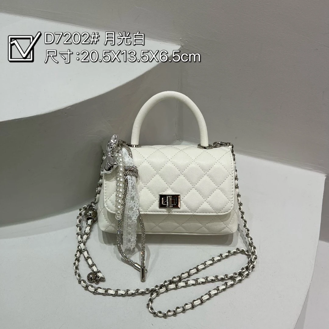 【YI CHEN】ZT-D7202-月光白-高定轻奢时尚百搭潮流女士包包