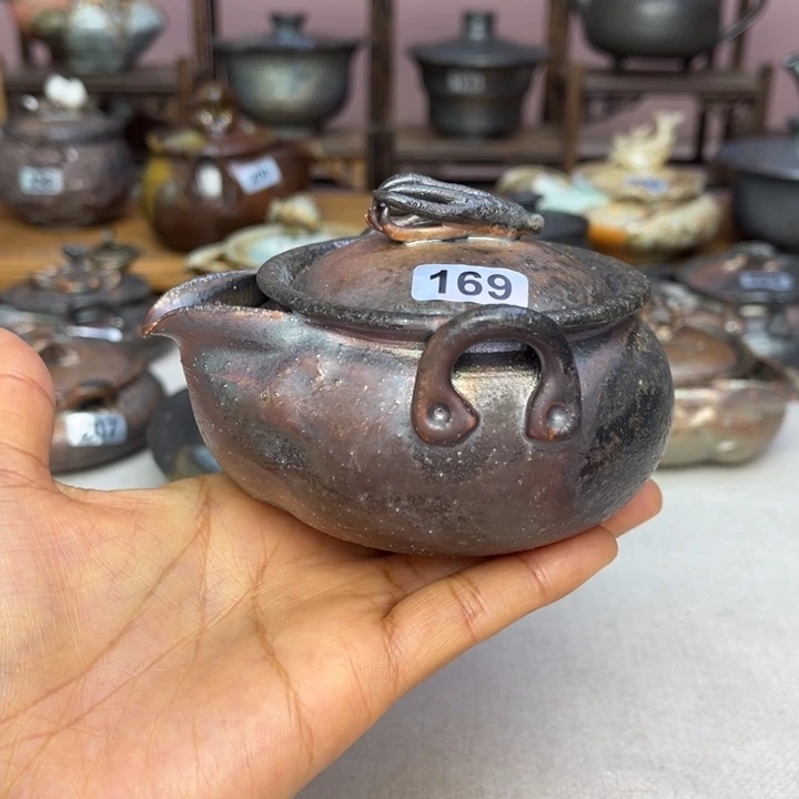 壶裸柴烧陶瓷茶具